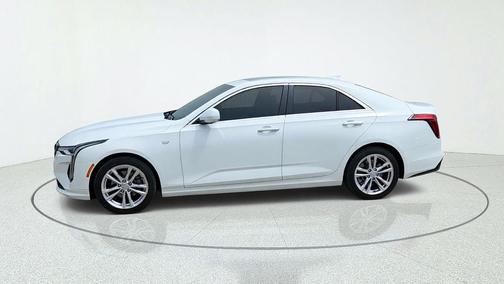 Summit White 2023 Cadillac CT4 Luxury