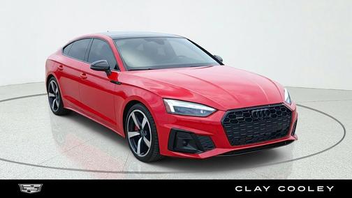 Red Metallic 2024 Audi A5 Sportback 45 S Line Premium Plus