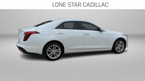 Summit White 2023 Cadillac CT4 Luxury