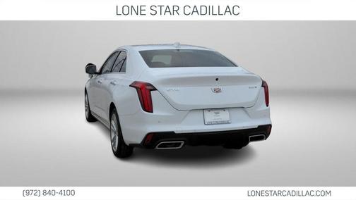 Summit White 2023 Cadillac CT4 Luxury
