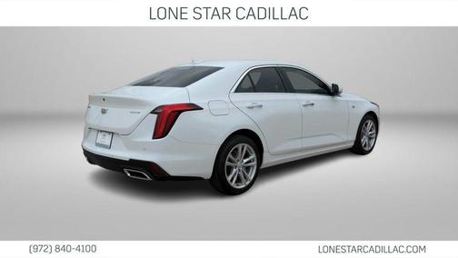 Summit White 2023 Cadillac CT4 Luxury