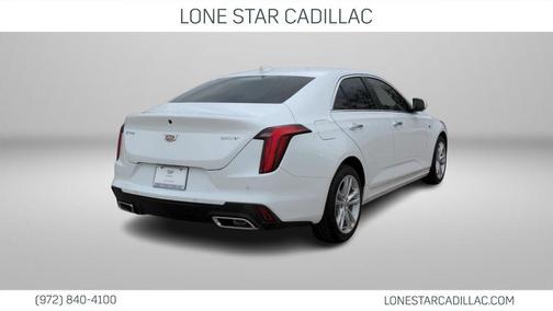 Summit White 2023 Cadillac CT4 Luxury