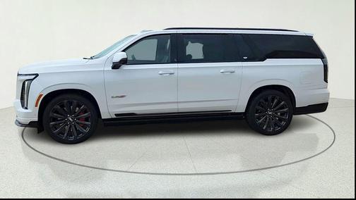 Crystal White Tricoat 2025 Cadillac Escalade ESV V-Series
