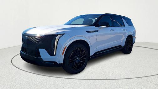 Vibrant White Tricoat 2026 Cadillac Escalade IQL Premium Sport