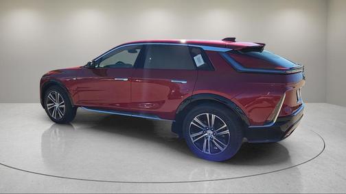 Radiant Red Tintcoat 2025 Cadillac LYRIQ Luxury