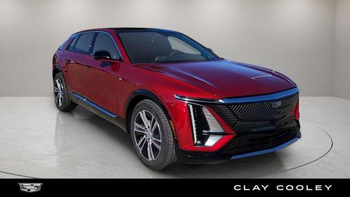 Radiant Red Tintcoat 2025 Cadillac LYRIQ Luxury