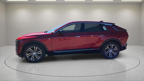 Radiant Red Tintcoat 2025 Cadillac LYRIQ Luxury