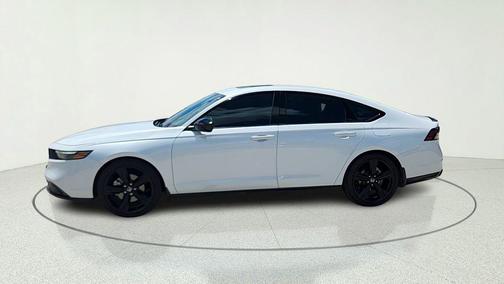Platinum White Pearl 2024 Honda Accord Hybrid Sport-L
