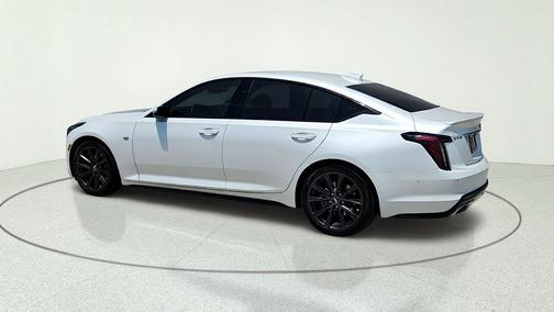 Crystal White Tricoat 2025 Cadillac CT5 Sport