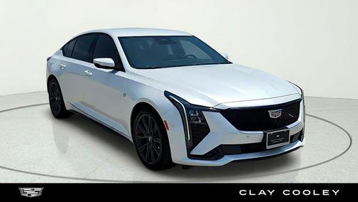 Crystal White Tricoat 2025 Cadillac CT5 Sport