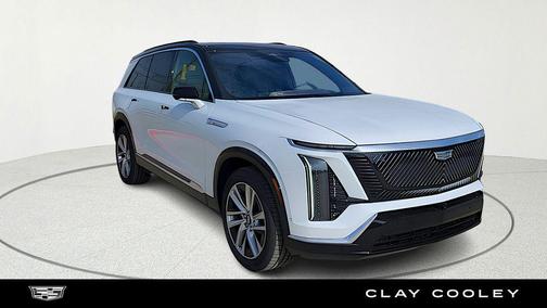 Vibrant White Tricoat 2026 Cadillac VISTIQ Luxury