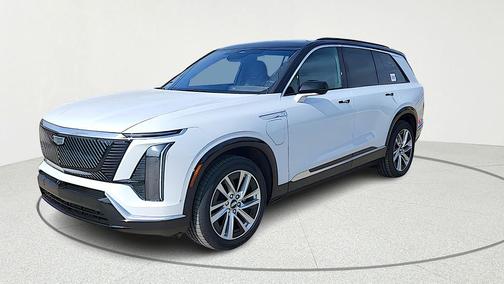 Vibrant White Tricoat 2026 Cadillac VISTIQ Luxury