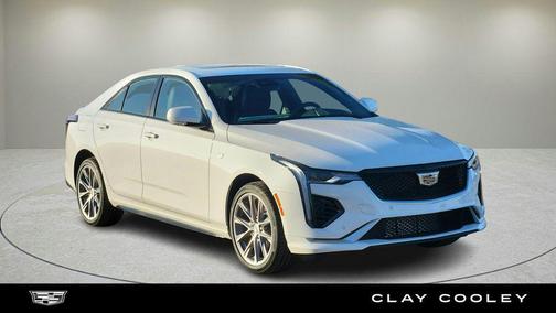 Summit White 2025 Cadillac CT4 Sport