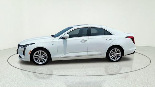 Summit White 2026 Cadillac CT4 Luxury RWD