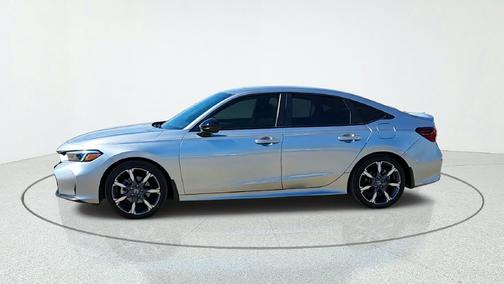 Solar Silver Metallic 2026 Honda Civic Hybrid Sport Touring