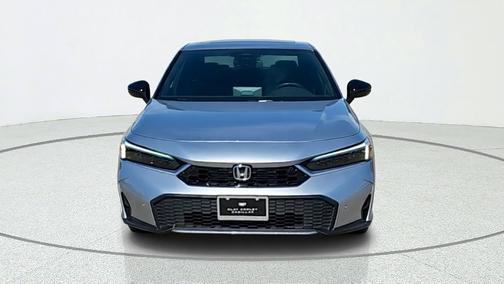 Solar Silver Metallic 2026 Honda Civic Hybrid Sport Touring