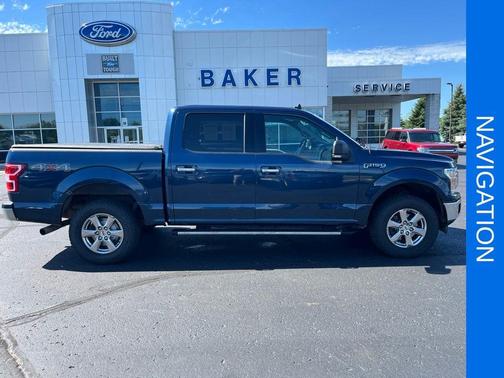 Blue 2019 Ford F-150 XLT