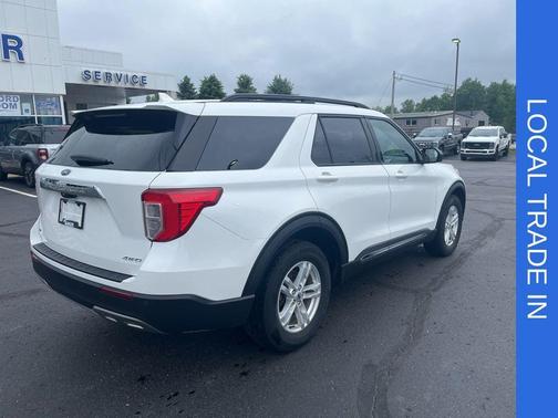 White Metallic 2023 Ford Explorer XLT