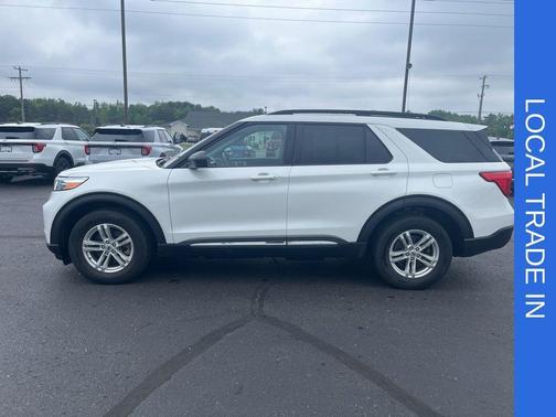 White Metallic 2023 Ford Explorer XLT