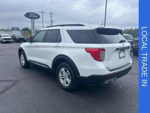White Metallic 2023 Ford Explorer XLT
