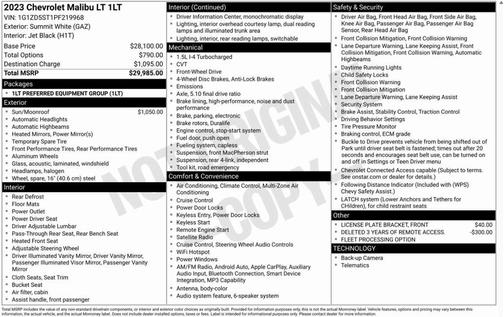 2023 Chevrolet Malibu LT