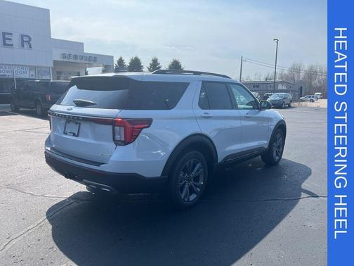 Space White Metallic 2026 Ford Explorer Active