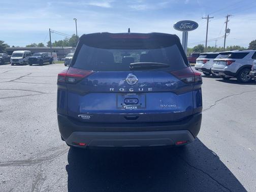 Blue 2021 Nissan Rogue SV