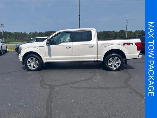 White Platinum Clearcoat Metallic 2019 Ford F-150 Platinum