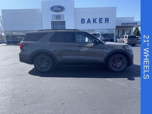 Gray 2026 Ford Explorer ST-Line