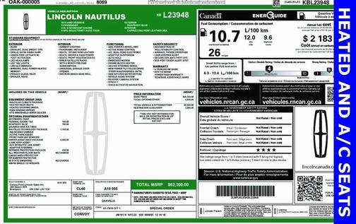 2019 Lincoln Nautilus Reserve