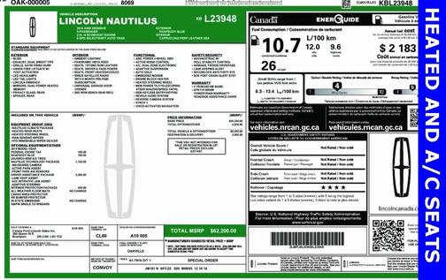 2019 Lincoln Nautilus Reserve