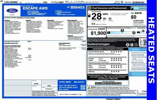 2025 Ford Escape Active