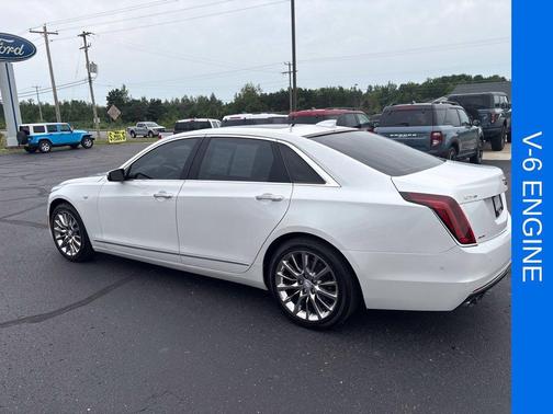 Crystal White Tri-Coat 2018 Cadillac CT6 3.6L Luxury