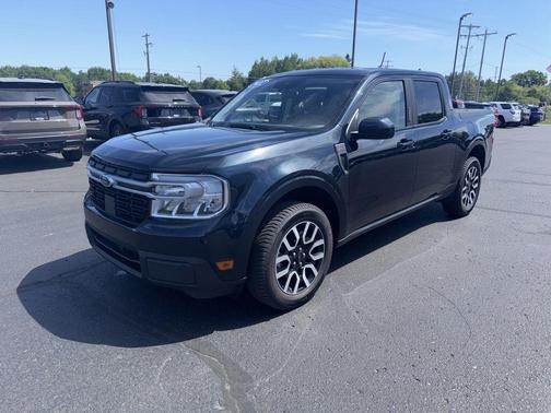 Blue 2022 Ford Maverick Lariat