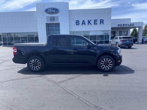 Blue 2022 Ford Maverick Lariat
