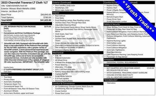 2023 Chevrolet Traverse LT Cloth