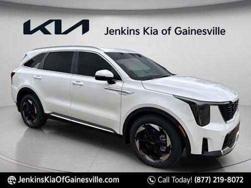 Snow White Pearl 2026 Kia Sorento Hybrid EX