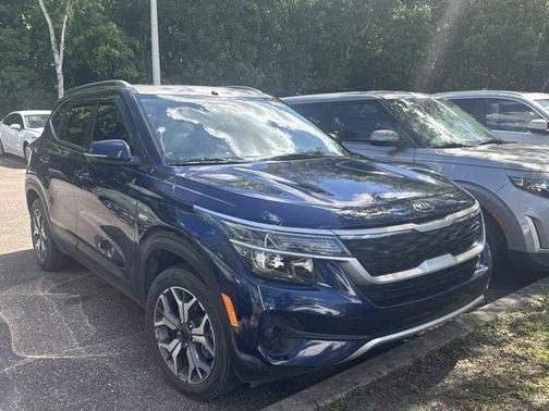Dark Ocean Blue 2021 Kia Seltos EX