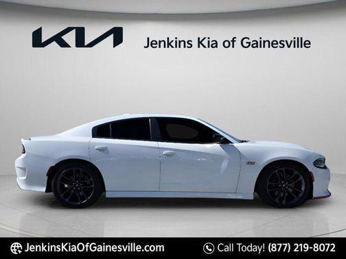 White Knuckle Clearcoat 2023 Dodge Charger Scat Pack