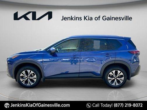 Caspian Blue 2021 Nissan Rogue SV