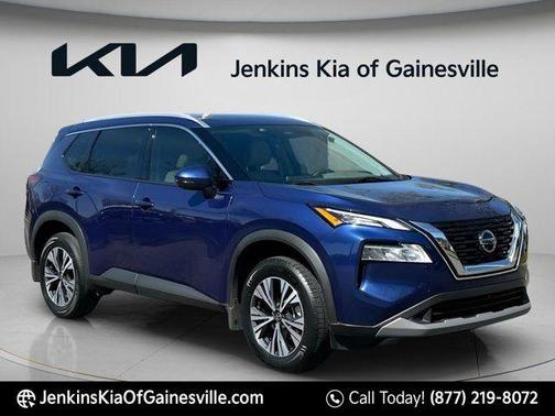 Caspian Blue 2021 Nissan Rogue SV