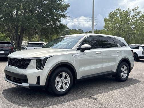 Ivory Silver 2026 Kia Sorento LX