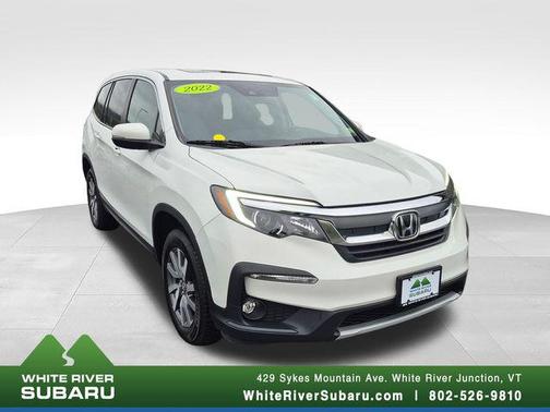 White 2022 Honda Pilot AWD EX-L