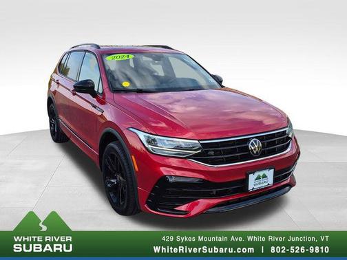 Red Metallic 2024 Volkswagen Tiguan 2.0T SE R-Line Black 4MOTION