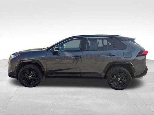 Midnight Black Metallic 2021 Toyota RAV4 Hybrid SE