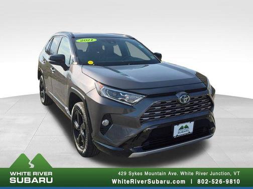 Midnight Black Metallic 2021 Toyota RAV4 Hybrid SE