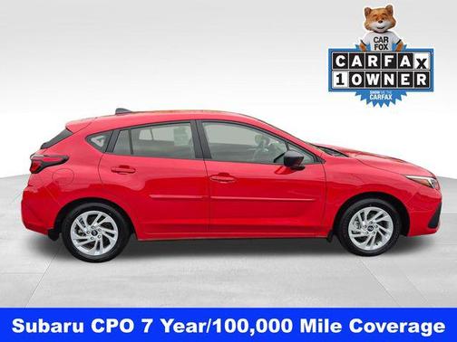 Pure Red 2025 Subaru Impreza Base