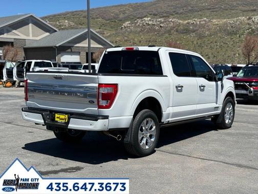 White 2023 Ford F-150 Platinum