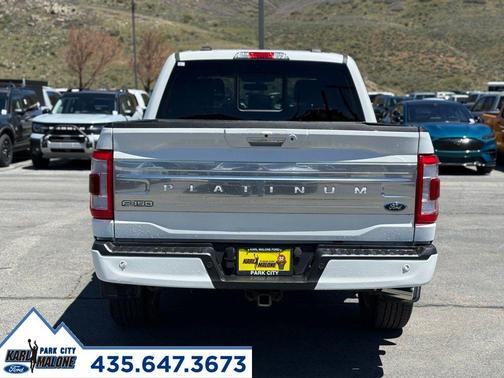 White 2023 Ford F-150 Platinum
