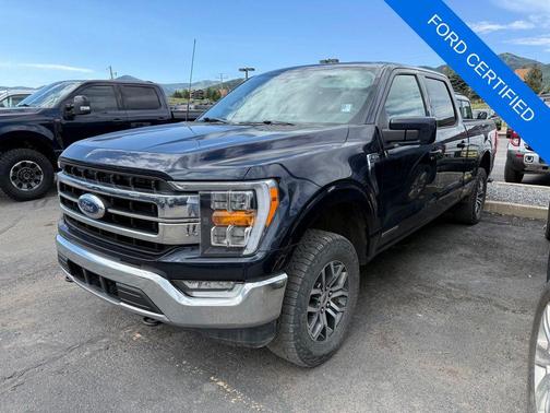 Blue Metallic 2022 Ford F-150 Lariat